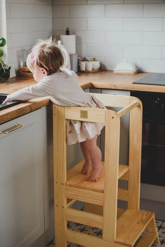 tour d'apprentissage a partir de quel age Tour d'apprentissage Montessori bois
