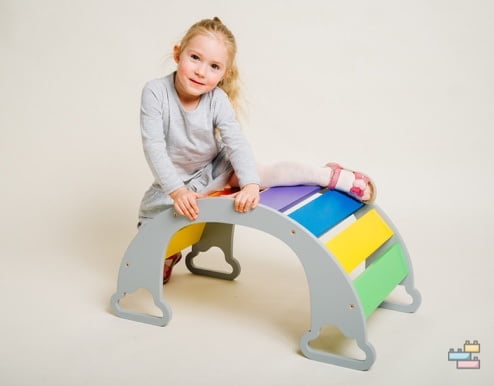 Jeu d'équilibre en bois inspiration Montessori pour enfant 