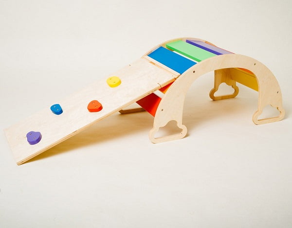 Avrsol Montessori Planche d'équilibre en bois pour enfants
